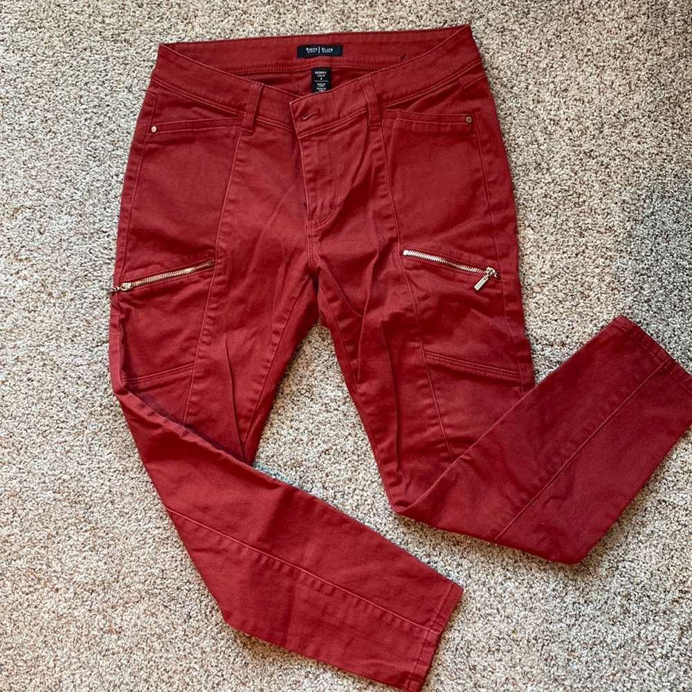 WHBM Red Skinny Crop